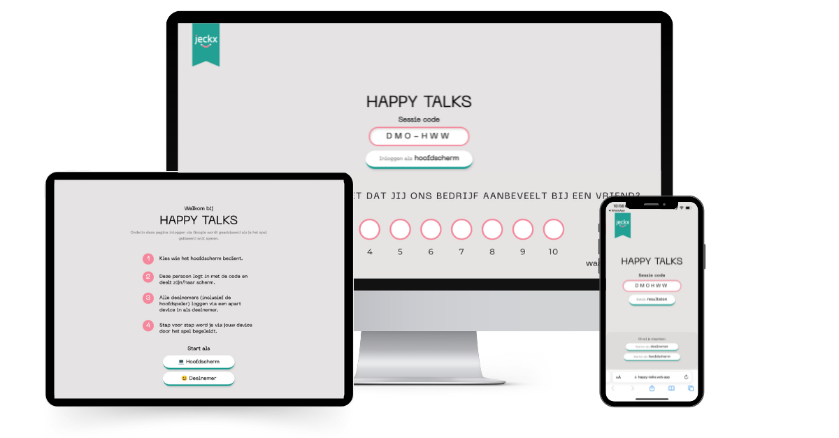 Happy talks webapp